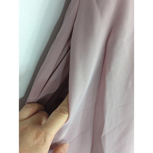 DB Studio Celebrate Womens Smocked Scoop Neck Maxi Dress Quartz Pink Size 12 NWT - Picture 7 of 17